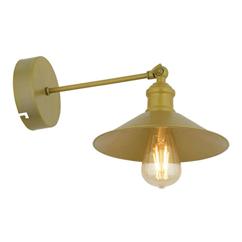 Apliqa Yekta Gold Duvar Lambası Yatak Odası-yatak Başı-banyo İçin Modern Aplik