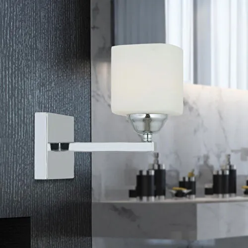 Apliqa Minel Krom Kaplama Duvar Lambası Yatak Odası-yatak Başı-banyo İçin Modern Aplik