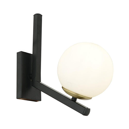 Apliqa Morgan Eskitme Siyah Duvar Lambası Yatak Odası-yatak Başı-banyo İçin Modern Aplik