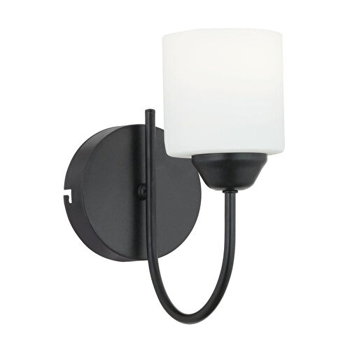 Apliqa Esila Siyah Boyalı Duvar Lambası Yatak Odası-yatak Başı-banyo İçin Modern Aplik