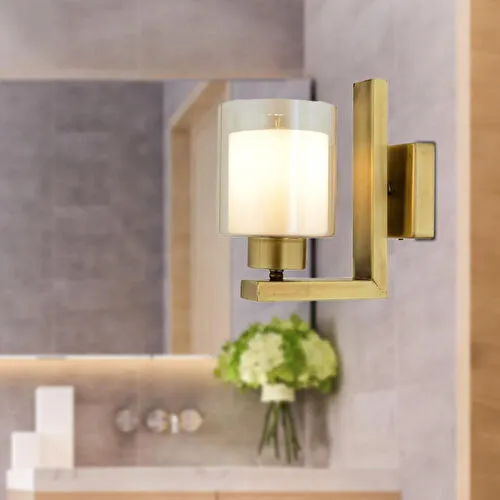 Apliqa İmer Eskitme Duvar Lambası Yatak Odası-yatak Başı-banyo İçin Modern Aplik