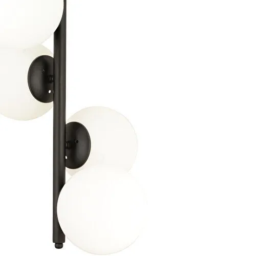 Apliqa Uzel 5li Siyah Modern Yatak Odası Retro Salon Avize Apliqa Uzel 5li Siyah Modern Yatak Odası Retro Salon Avize