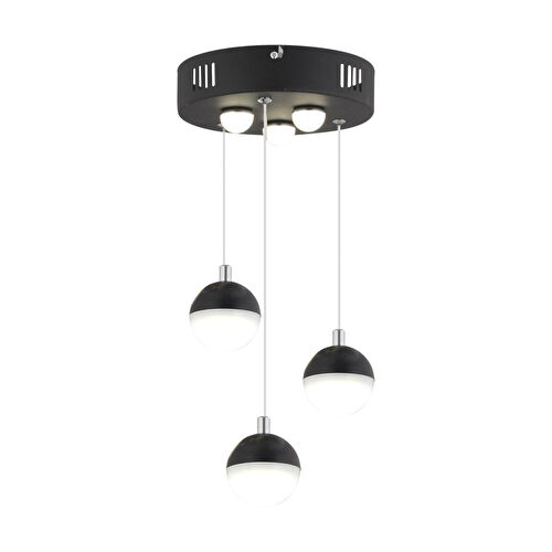 Apliqa Ekin 3'lü Yuvarlak 30 Watt Siyah Ledli Kelebek Detaylı Modern Koridor, Yatak Odası Salon Sarkıt Led Avize Apliqa Ekin 3'lü Yuvarlak 30 Watt Siyah Ledli Kelebek Detaylı Modern Koridor, Yatak Odası Salon Sarkıt Led Avize