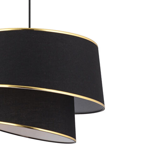 Apliqa Paoni 2 Katlı Siyah Gold Detaylı Modern Koridor,yatak Odası Salon Avize Apliqa Paoni 2 Katlı Siyah Gold Detaylı Modern Koridor,yatak Odası Salon Avize