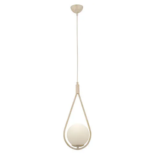 Apliqa Mirza Tekli Beyaz Silme Sarkıt Beyaz Camlı Modern Sarkıt Mutfak Salon Sarkıt Avize