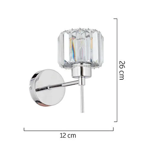 Apliqa Sadem 4 Lü Krom Kaplama 3 Parça Kristalli Taşlı Modern Tasarım Kristal Salon Avize-aplik Seti Apliqa Sadem 4 Lü Krom Kaplama 3 Parça Kristalli Taşlı Modern Tasarım Kristal Salon Avize-aplik Seti