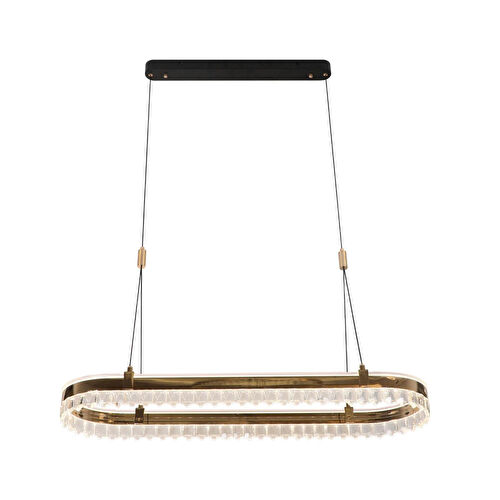 Apliqa Canel Gold Sıralı 116 Watt Kristal Taşlı Modern Yemek Masası Üstü Led Sarkıt Avize Apliqa Canel Gold Sıralı 116 Watt Kristal Taşlı Modern Yemek Masası Üstü Led Sarkıt Avize