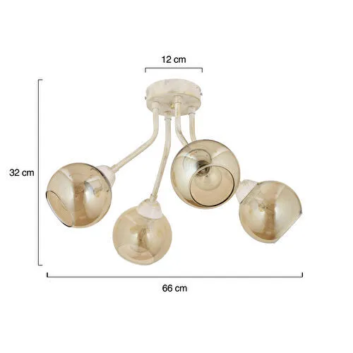 Apliqa David 4lü Beyaz Silme Bal Camlı Modern Genç Odası Mutfaksalon Avize Apliqa David 4lü Beyaz Silme Bal Camlı Modern Genç Odası Mutfaksalon Avize