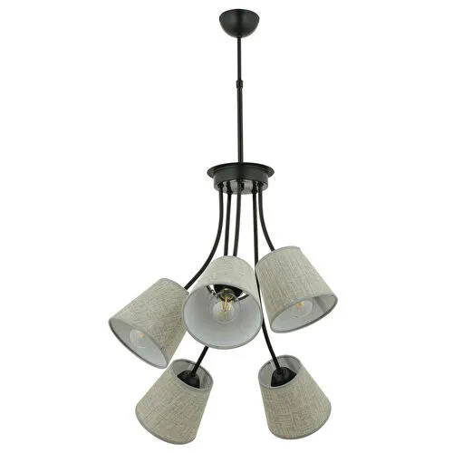 Apliqa Lara 5 Kollu Şapkalı Modern Retro Sarkıt Yatak Odası Salon Avize Apliqa Lara 5 Kollu Şapkalı Modern Retro Sarkıt Yatak Odası Salon Avize