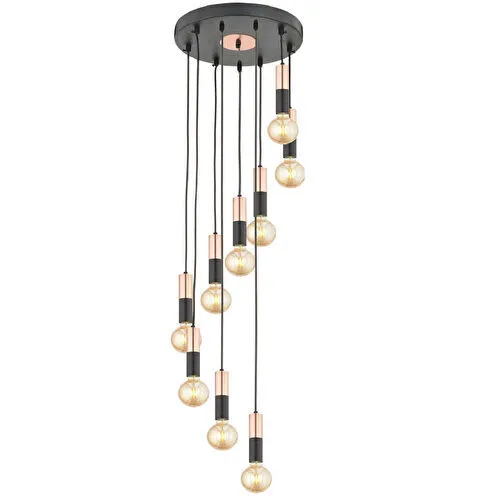 Apliqa Miranda 9lu Sarkıt Bakır Sarkıt Modern Genç Odası Mutfak Salon Sarkıt Avize Apliqa Miranda 9lu Sarkıt Bakır Sarkıt Modern Genç Odası Mutfak Salon Sarkıt Avize