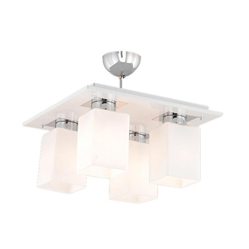 Apliqa Atlas 4 Lü Beyaz Kare Modern Genç Odası Mutfak- Banyo Mutfak Salon Spot Avize Apliqa Atlas 4 Lü Beyaz Kare Modern Genç Odası Mutfak- Banyo Mutfak Salon Spot Avize