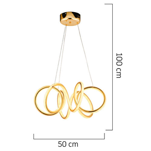 Apliqa Verena Gold Sarkıt 44 Watt Sarkıt 3 Renkli Ledli Modern Mutfak Banyo Led Salon Sarkıt Avize Apliqa Verena Gold Sarkıt 44 Watt Sarkıt 3 Renkli Ledli Modern Mutfak Banyo Led Salon Sarkıt Avize