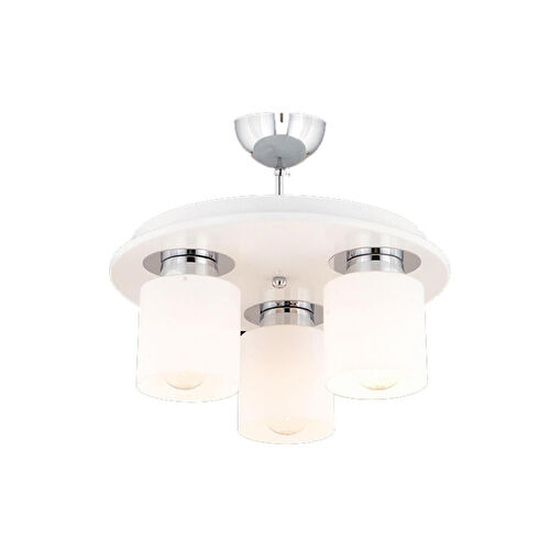 Apliqa Atlas 3 Lü Yuvarlak Beyaz Modern Genç Odası Mutfak- Banyo Mutfak Salon Spot Avize