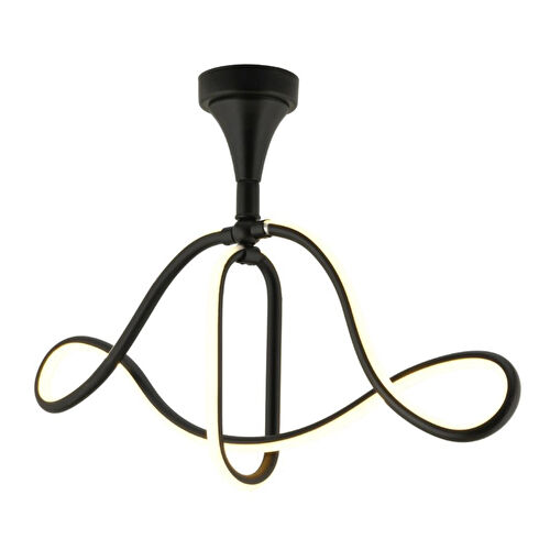 Apliqa Helin Siyah 50 Watt Sarkıt 3 Renkli Ledli Modern Mutfak Banyo Led Salon Sarkıt Avize