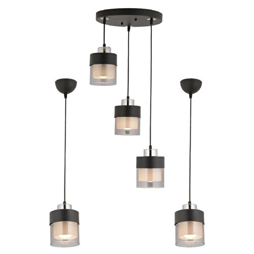 Apliqa Boris Krom 3 Parça Avize Seti