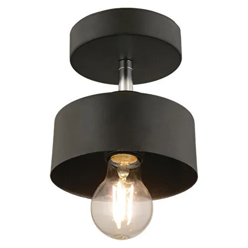 Apliqa Meriç Tekli Siyah Plafonyer Modern Retro Genç Odası Mutfak Salon Avize Apliqa Meriç Tekli Siyah Plafonyer Modern Retro Genç Odası Mutfak Salon Avize