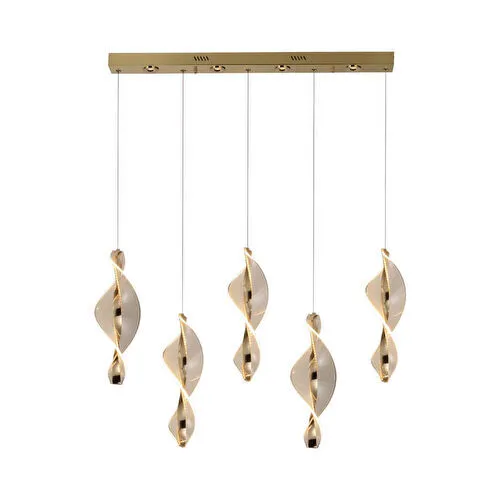 Apliqa Gupse 5 Li Sıralı 88 Watt Ledli Modern Tasarım Oturma Odası Salon Avize Apliqa Gupse 5 Li Sıralı 88 Watt Ledli Modern Tasarım Oturma Odası Salon Avize