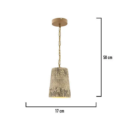 Apliqa Pavle Beton Tekli Tasarım, Retro, Modern Sarkıt Avize