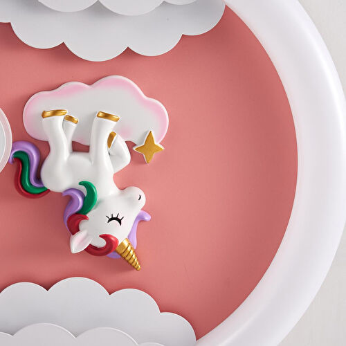 Apliqa Page Ledli Unicorn Desenli Plafonyer Çocuk Odası Avize Apliqa Page Ledli Unicorn Desenli Plafonyer Çocuk Odası Avize