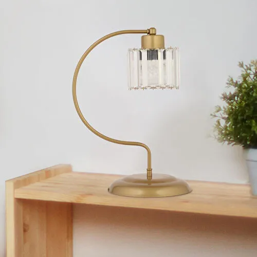 Apliqa Tufty Eskitme Masa Lambası Kristalli Taşlı Dekoratif Tasarım Salon- Yatak Odası Modern Abajur