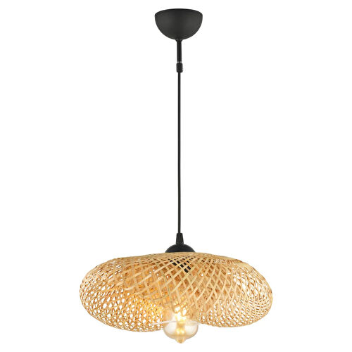 Apliqa Edna Tekli Rattan Modern Tasarım Oturma Odası Avize Apliqa Edna Tekli Rattan Modern Tasarım Oturma Odası Avize