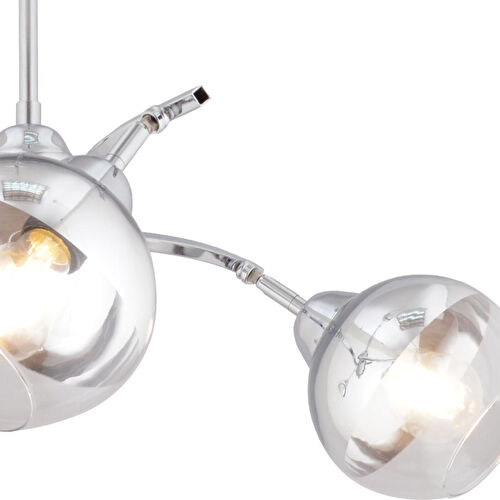 Apliqa Abbey 3'lü Krom Rengi Krom Camlı Yuvarlak Modern Oturma Odası Spot Salon Avize Apliqa Abbey 3'lü Krom Rengi Krom Camlı Yuvarlak Modern Oturma Odası Spot Salon Avize