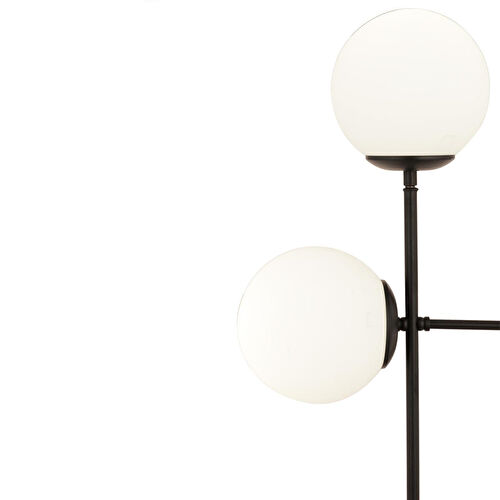 Apliqa Günay 2li Siyah Beyaz Camlı Masa Lambası Modern Tasarım Salon-yatak Odası Retro Abajur