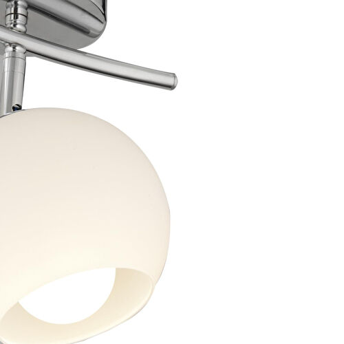 Apliqa Riley 2li Krom Spot Yuvarlak Camlı Mutfak- Banyo Avize