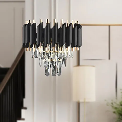 Apliqa Mikula Modern Gold Tasarım Salon Koridor Ledli Salon Aplik