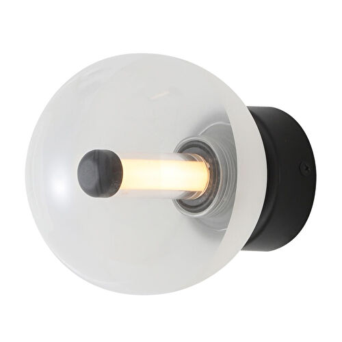 Apliqa Neval Siyah Gold 2 Watt Modern Yatak Başı, Modern Salon Aplik