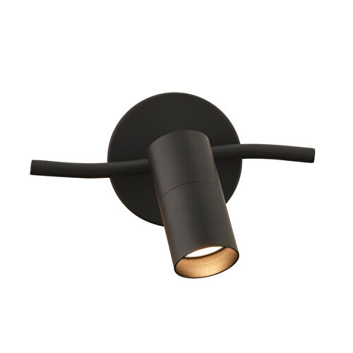 Apliqa Dusan Siyah Tekli Modern Duvar Lambası Spot Aplik