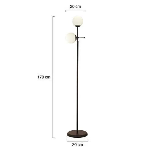 Apliqa Günay 2li Siyah Beyaz Camlı Modern Dekoratif Tasarım Oturma Odası-salon Lambader Apliqa Günay 2li Siyah Beyaz Camlı Modern Dekoratif Tasarım Oturma Odası-salon Lambader