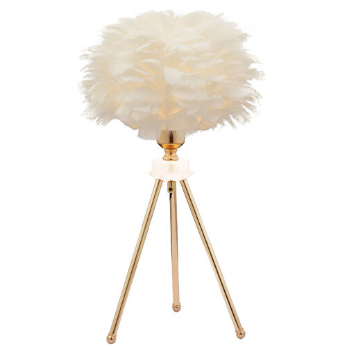 Apliqa Beli̇nay Gold Abajur Masa Lambası Modern Tasarım -yatak Odası-salon Abajur