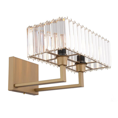 Apliqa Brambles Eskitme Kristal Taşlı Duvar Lambası Yatak Odası-yatak Başı-salon Için Aplik