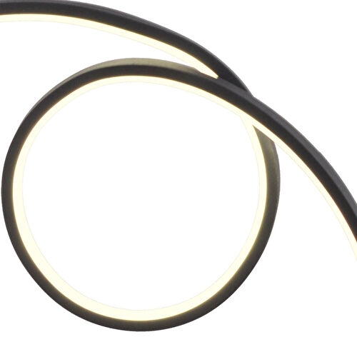 Apliqa Estel Siyah Kare Ayak Ledli Modern Oturma Odası Salon Abajur Apliqa Estel Siyah Kare Ayak Ledli Modern Oturma Odası Salon Abajur