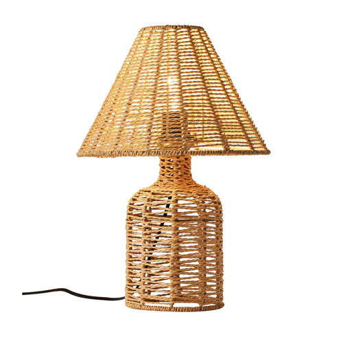 Apliqa Mateo İpli Rattan Hasır Abajur Apliqa Mateo İpli Rattan Hasır Abajur