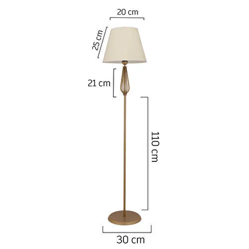 Apliqa Bolivia Beyaz Şapkalı Eskitme Modern Tasarım Ayaklı Abajur Lamba Metal Lambader Apliqa Bolivia Beyaz Şapkalı Eskitme Modern Tasarım Ayaklı Abajur Lamba Metal Lambader