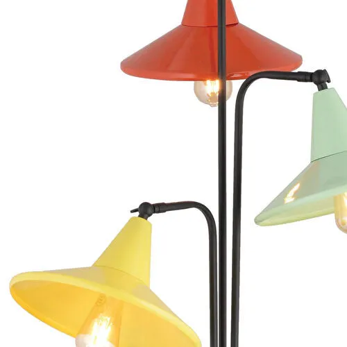 Apliqa Jadira 3lü Çok Renkli Modern Tasarım Retro 3 Ayaklı Abajur Lamba Metal Lambader Apliqa Jadira 3lü Çok Renkli Modern Tasarım Retro 3 Ayaklı Abajur Lamba Metal Lambader