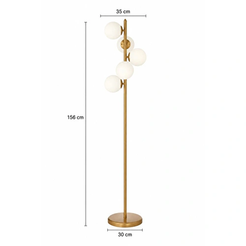 Apliqa Uzel 5li Eskitme Modern Tasarım Metal Lambader Apliqa Uzel 5li Eskitme Modern Tasarım Metal Lambader