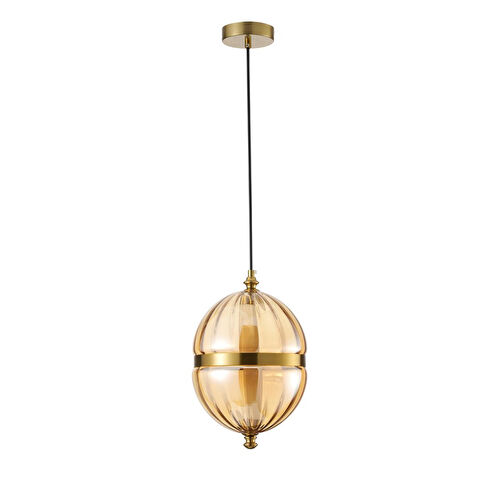 Apliqa Dolly 6 Watt 3000k Ledli Bal Camlı Tekli Sarkıt Led Avize