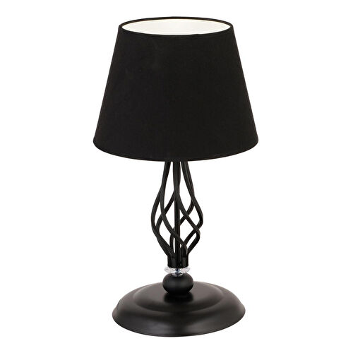 Apliqa Lupin Siyah Masa Lambası Siyah Şapkalı Modern Tasarım Salon-yatak Odası Retro Abajur Apliqa Lupin Siyah Masa Lambası Siyah Şapkalı Modern Tasarım Salon-yatak Odası Retro Abajur