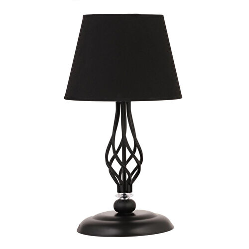 Apliqa Lupin Siyah Masa Lambası Siyah Şapkalı Modern Tasarım Salon-yatak Odası Retro Abajur Apliqa Lupin Siyah Masa Lambası Siyah Şapkalı Modern Tasarım Salon-yatak Odası Retro Abajur