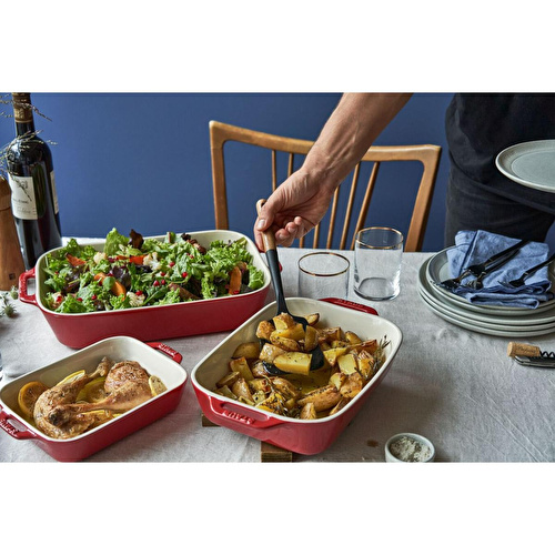 Staub Fırın Kabı Seti 3 Parça Kiraz