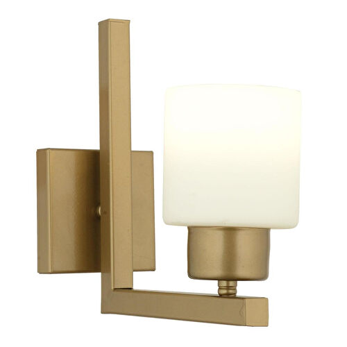 Apliqa Torqu Eskitme Boyalı Beyaz Camlı Duvar Lambası Yatak Odası-yatak Başı-banyo İçin Modern Aplik