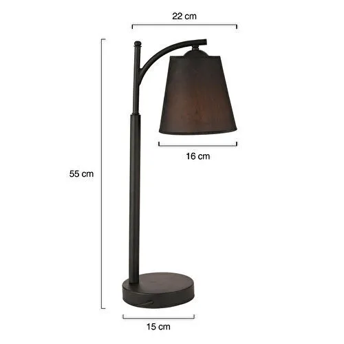 Apliqa Enjoy Siyah Retro Şapkalı Modern Tasarım Retro Abajur Apliqa Enjoy Siyah Retro Şapkalı Modern Tasarım Retro Abajur