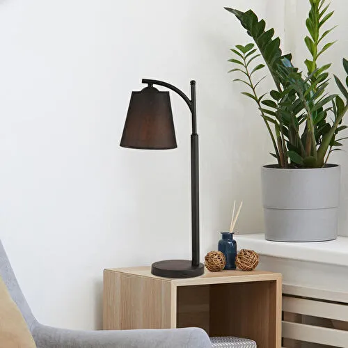 Apliqa Enjoy Siyah Retro Şapkalı Modern Tasarım Retro Abajur