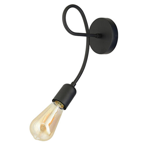 Apliqa Alegra Siyah Yatak Odası-yatak Başı,cafe,restoran Için Duvar Lambası Modern Retro Aplik