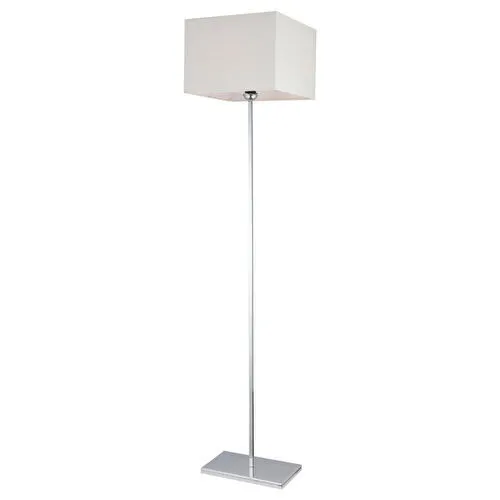 Apliqa Layana Beyaz Şapkalı Krom Dekoratif Modern Tasarım Ayaklı Oturma Odası-salon Lambader