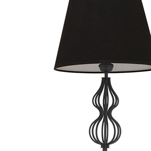 Apliqa Vance Siyah Şapkalı Siyah Modern Tasarım Ayaklı Abajur Lamba Metal Lambader Apliqa Vance Siyah Şapkalı Siyah Modern Tasarım Ayaklı Abajur Lamba Metal Lambader