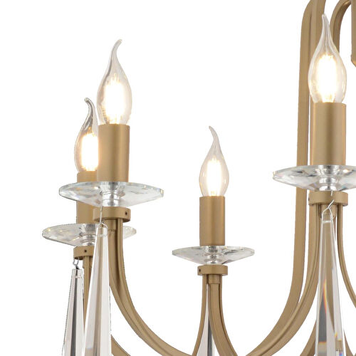 Apliqa Damian 8'li Yuvarlak Eskitme Modern Oturma Odası Salon Avize Apliqa Damian 8'li Yuvarlak Eskitme Modern Oturma Odası Salon Avize